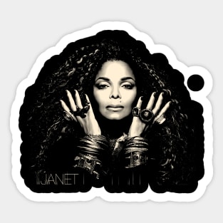 Janet Jackson Vintage Sticker